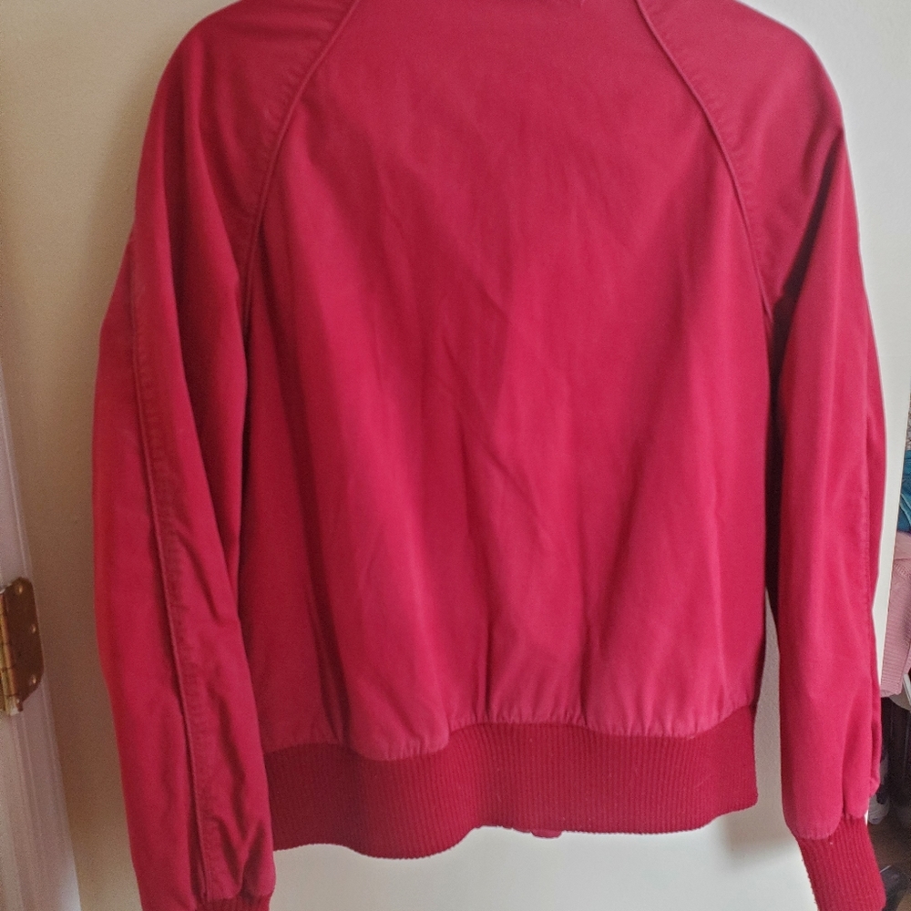 Red Aviator Style Jacket - Picture 2 of 3